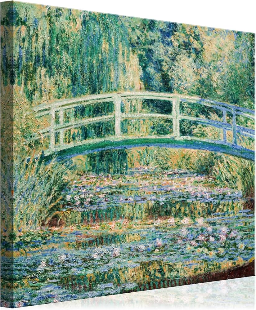 Amazon.com: Water Lilies and Japanese Bridge by Claude Monet